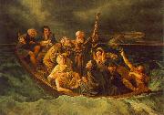 Mihaly Munkacsy Lifeboat France oil painting artist